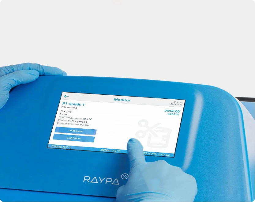 Top Line | Diseño interfaz autoclaves